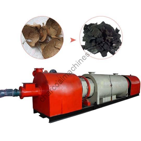 Continuous carbonizing furnace