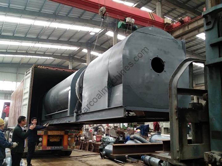 charcoal machine for shipping to Nigeria