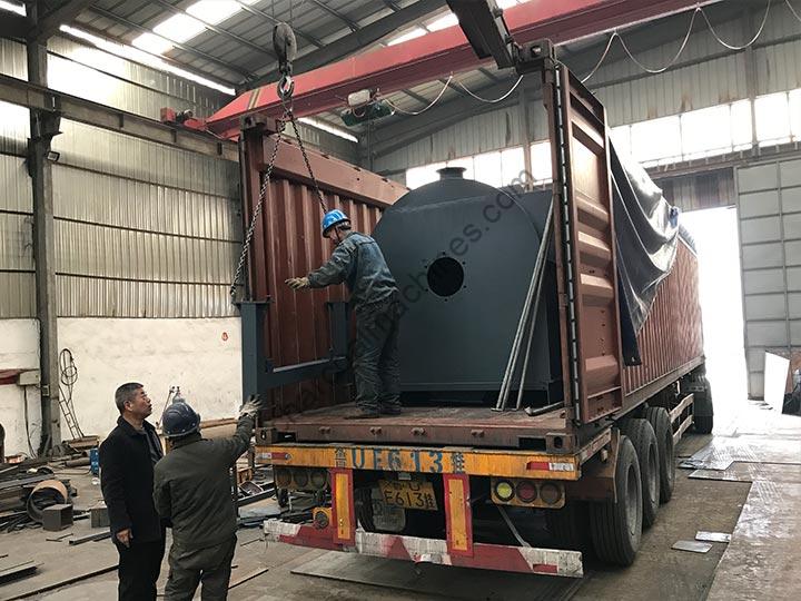 آلة الفحم قذيفة جوز الهند للشحن إلى الفلبين