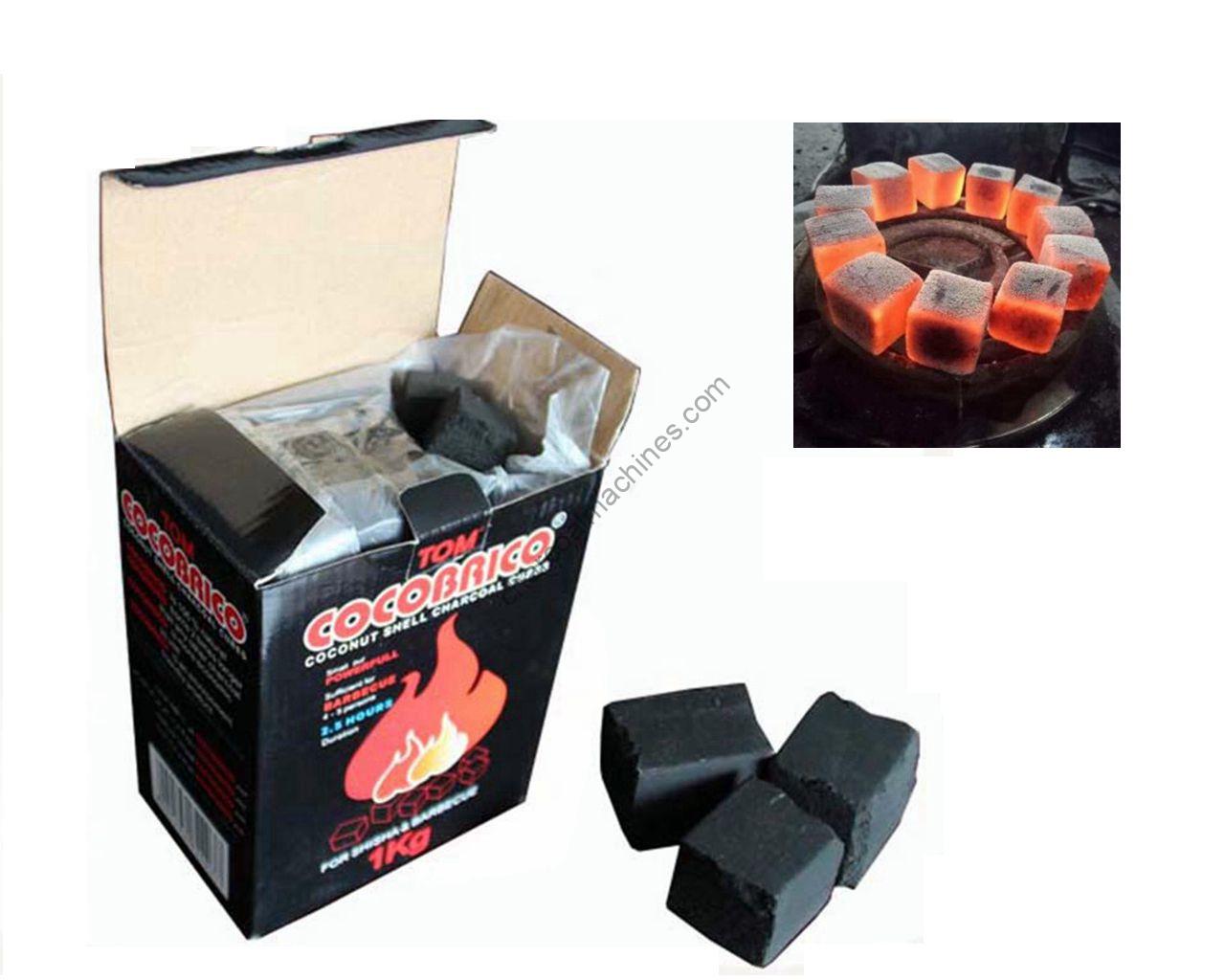 cube hookah charcoal packaging