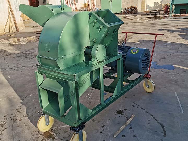 small wood crusher with wheels