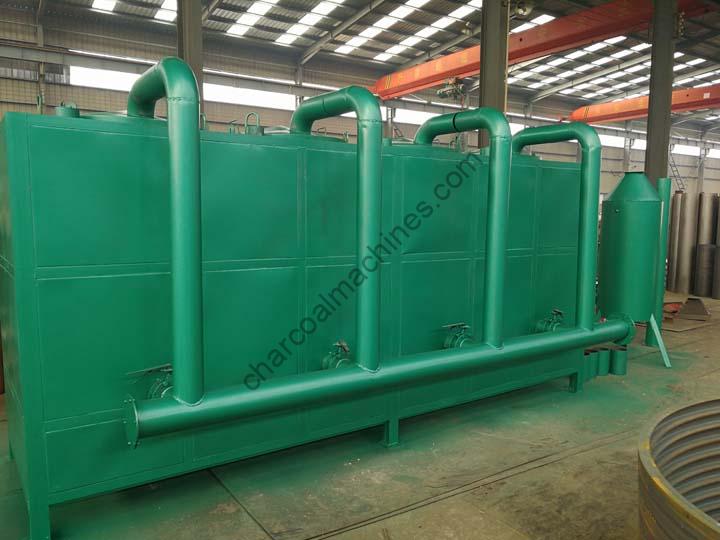 Airflow hoisting carbonization furnace