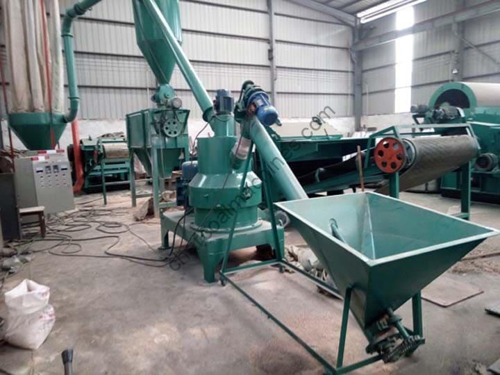 wood grinding production line