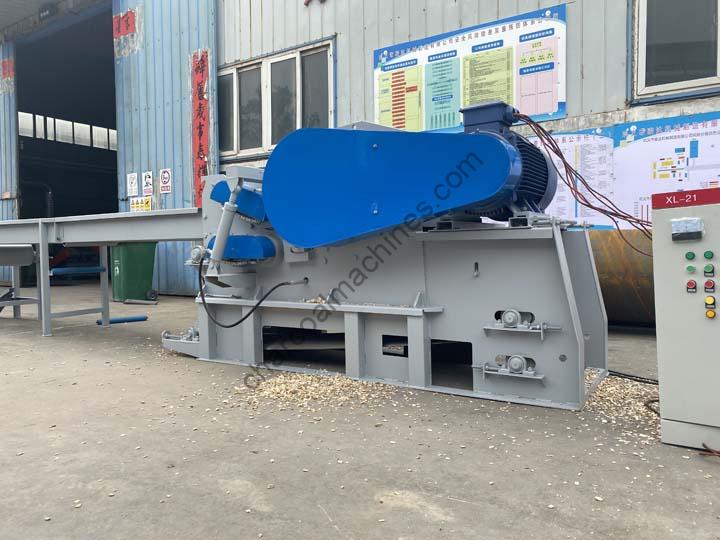 drum wood chipper machine for making wood chips