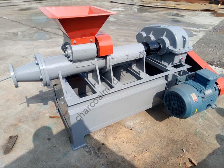 industrial briquette extruder for charcoal production