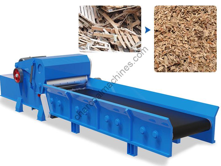 Comprehensive Pallet Crusher | Scrap Wood Waste Shredder Machine