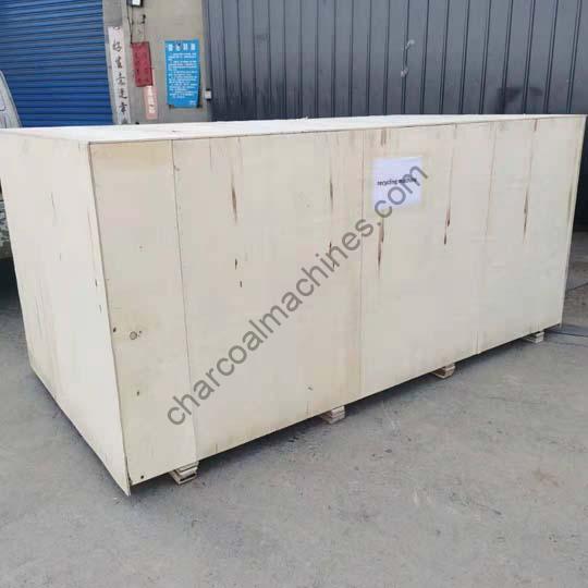 shipment of the Senegal charcoal briquette machine