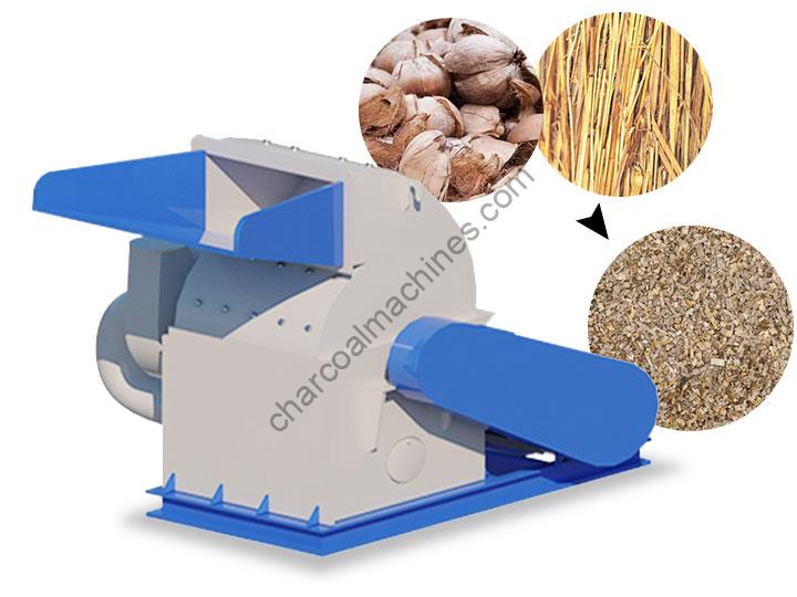 Wood hammer crusher mill | Straw grinding machine