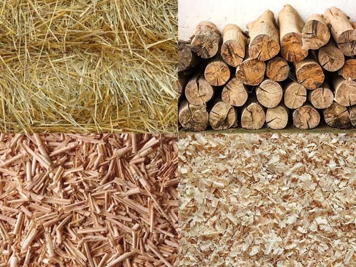 main raw materials for the wood pellet machine