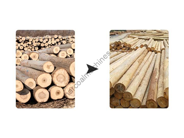 Some factors will affect the wood debarking effect