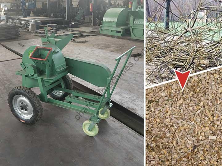 wood shredder machine