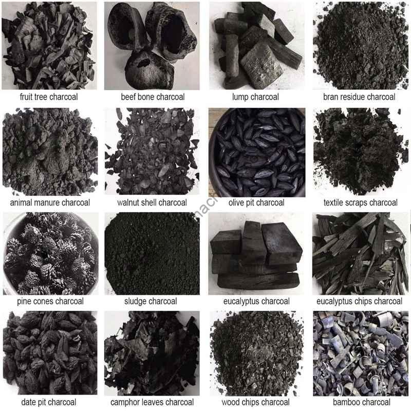 biomass wastes to charcoal