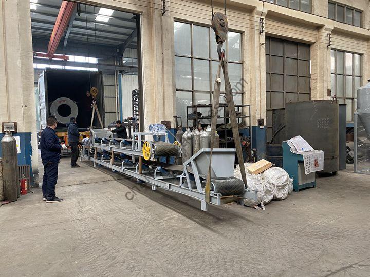 Complete Set of Sawdust Briquette Making Machine Exported to Australia