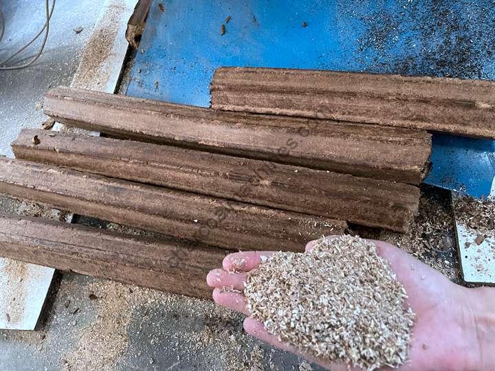 sawdust briquettes production