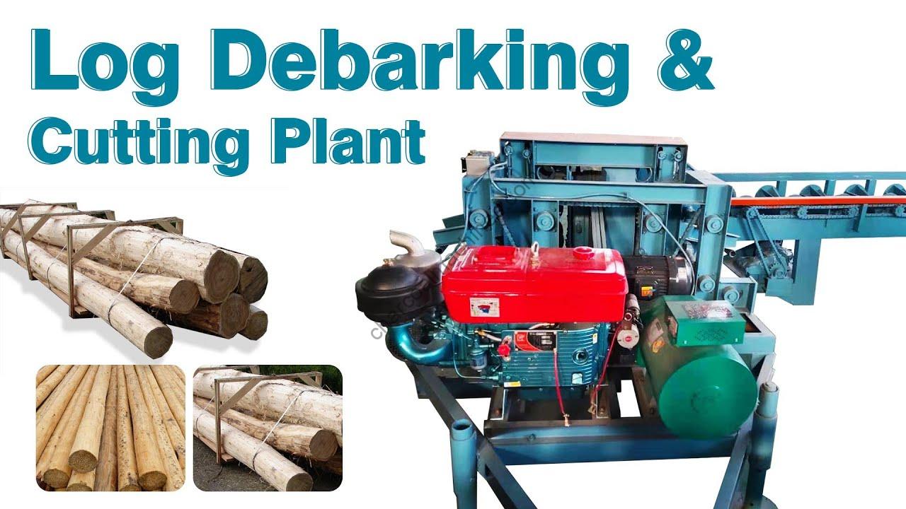 Wood Peeling Machine  Vertical & Trough Log Debarker Shuliy