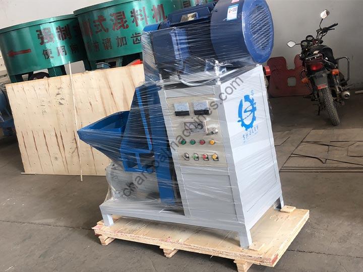 300KG/H Sawdust Briquettes Press Machine Exported to Germany