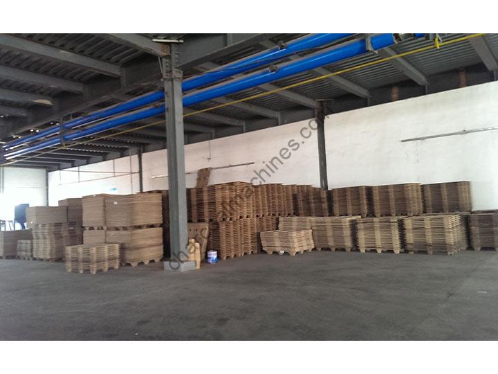 Complete Production Process of Compressed Wooden Pallets