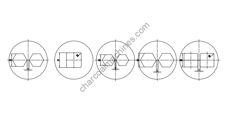 cube briquettes mold design