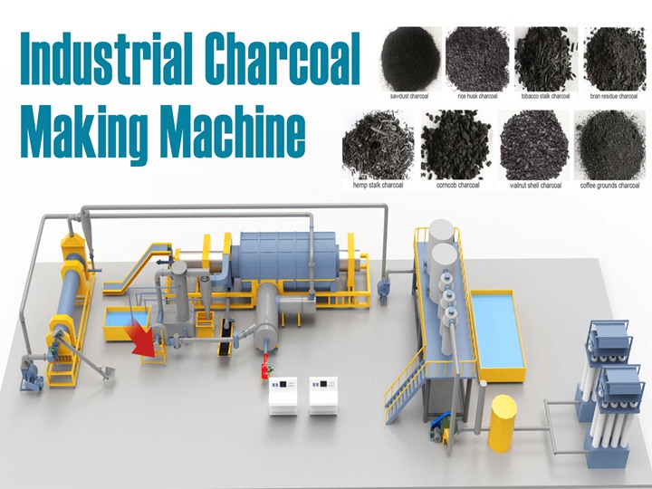 industrial charcoal making machine supplier