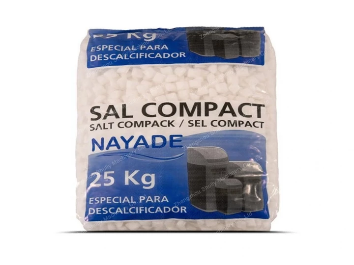 briquettes de sel compactées