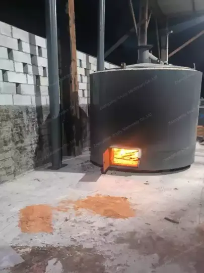 tungku karbonisasi vertikal