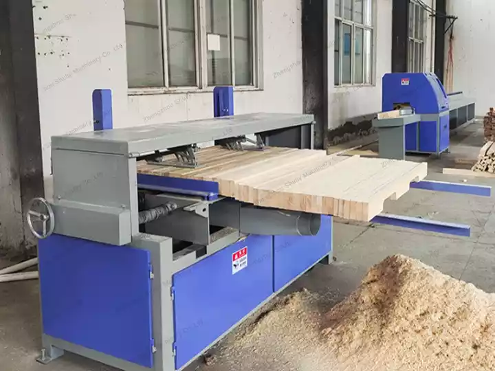 automatic wood grooving machine