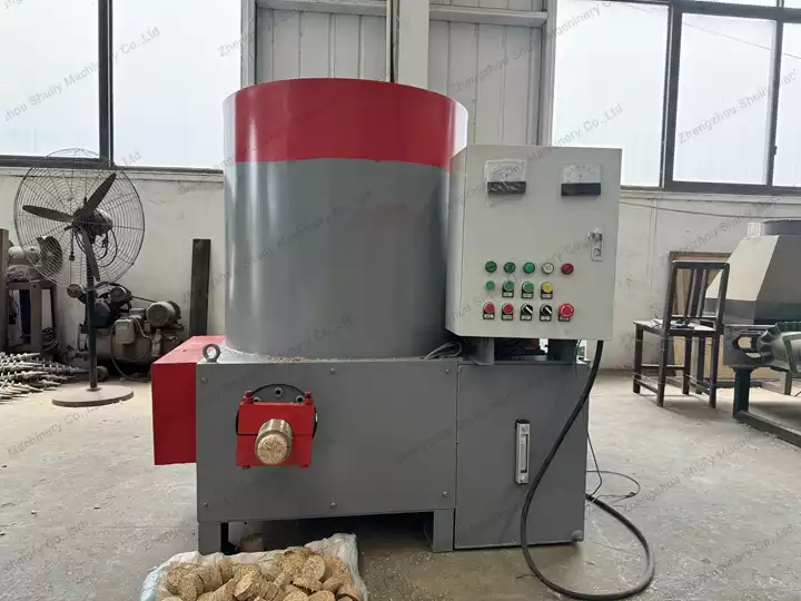 commercial wood sawdust briquette press