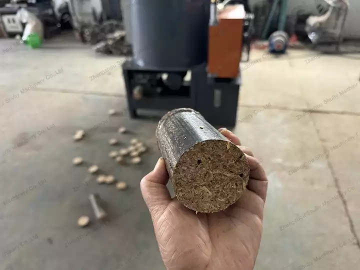 wood biomass briquettes