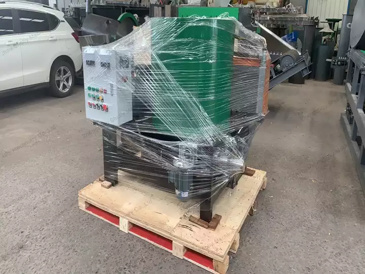 wood sawdust briquette press machine for shipping